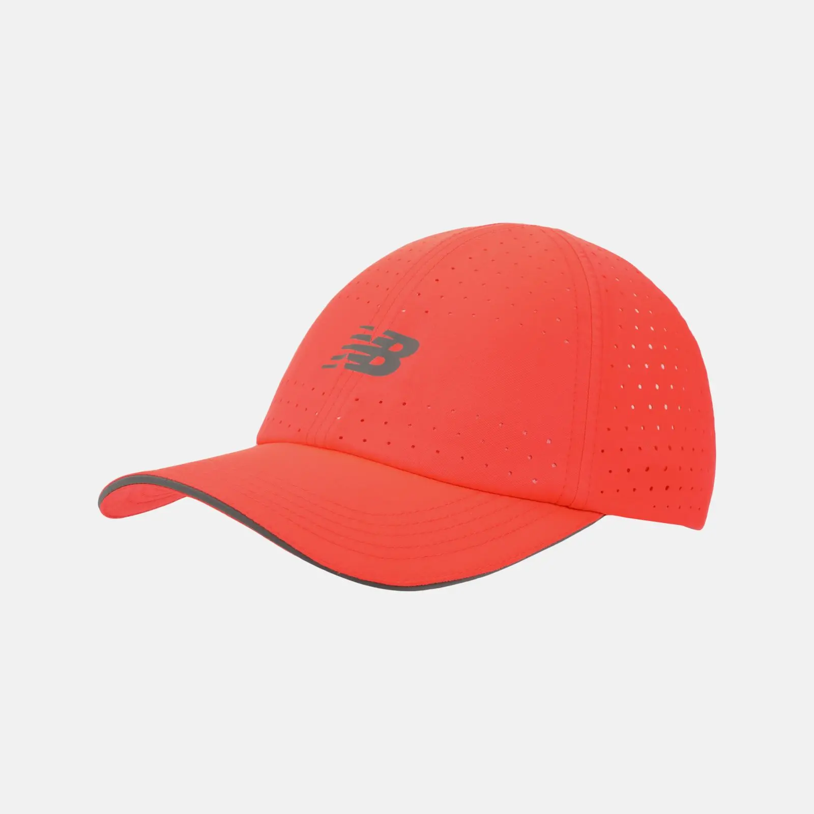 New Balance Gorra 6 Panel Pro Run Hat LAH41002, Urgent Red, swatch