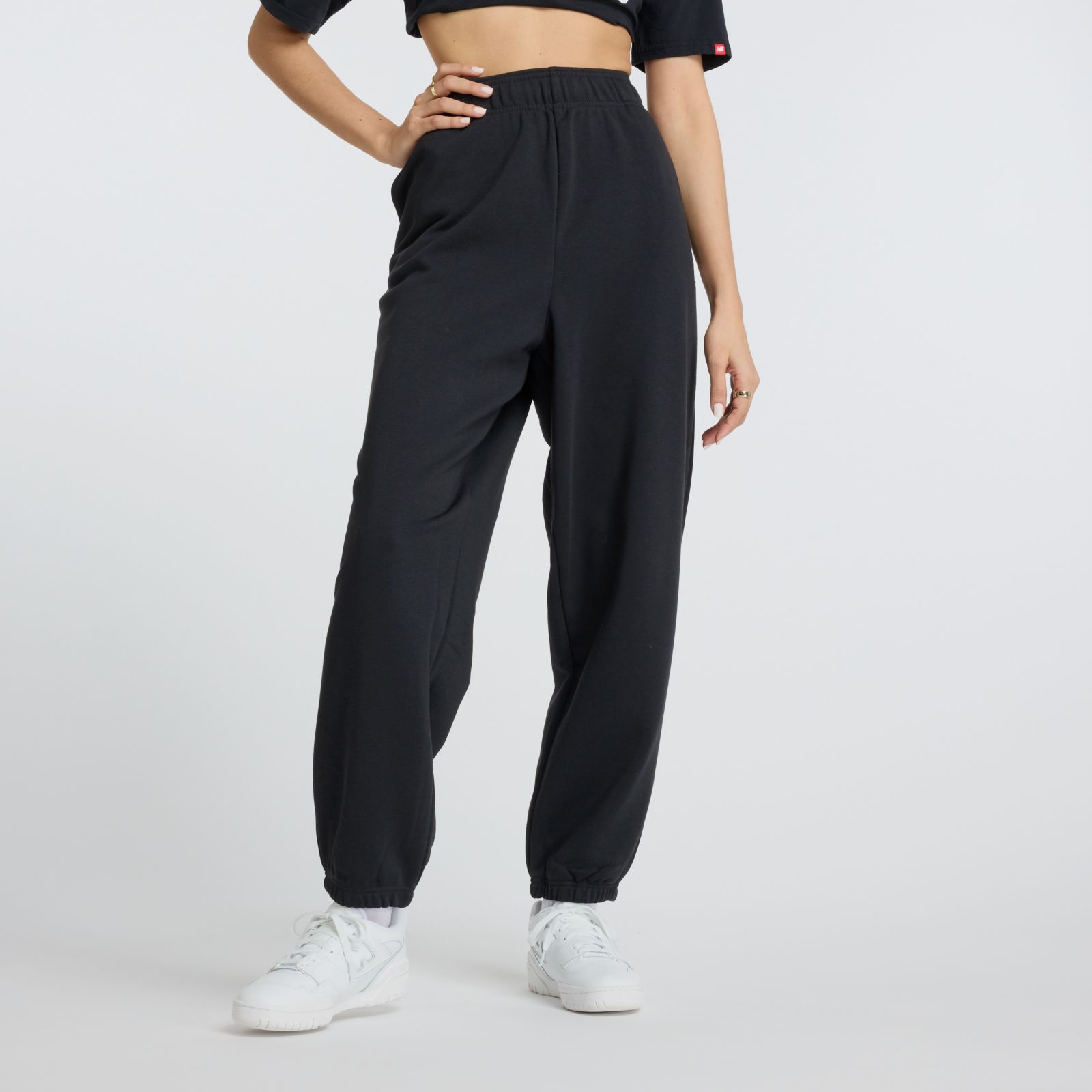 New Balance Sport Essentials French Terry Jogger WPA41500, Black, swatch