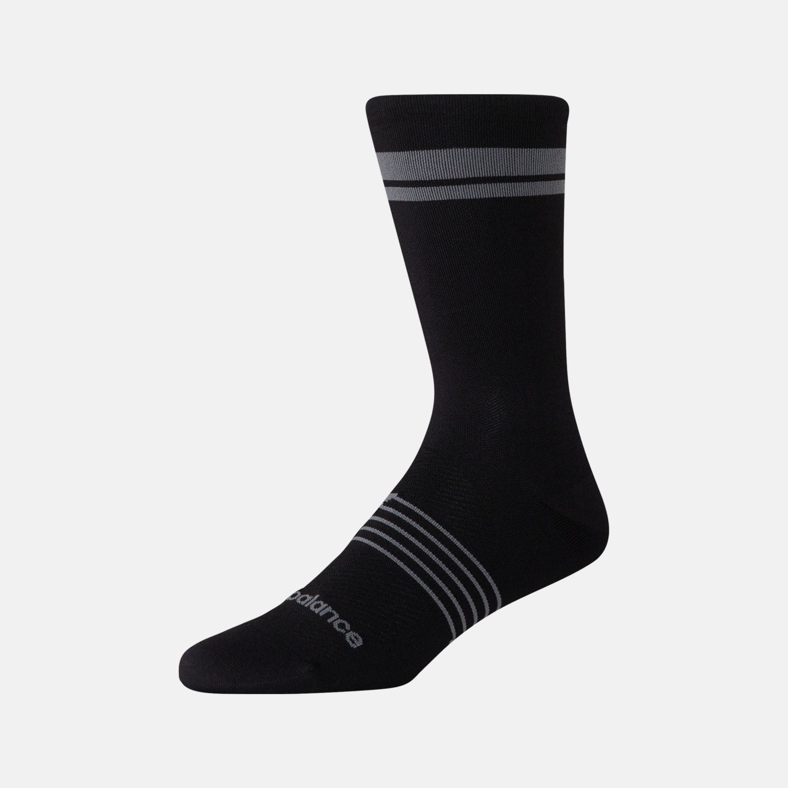 New Balance Medias Pro Run Crew Socks 1 Par LAS15103, black, swatch