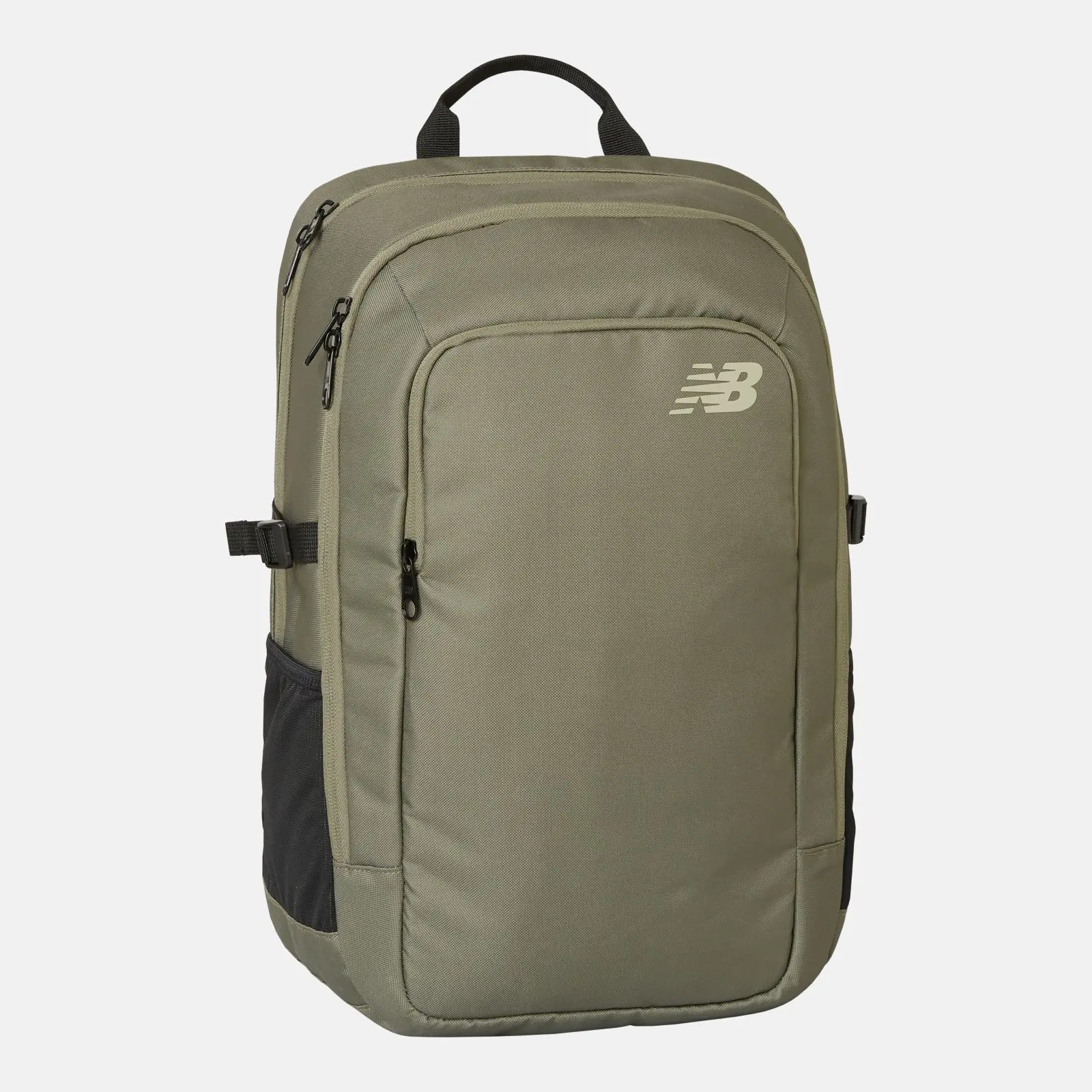 New Balance Logo Backpack LAB23091, dark olivine, swatch