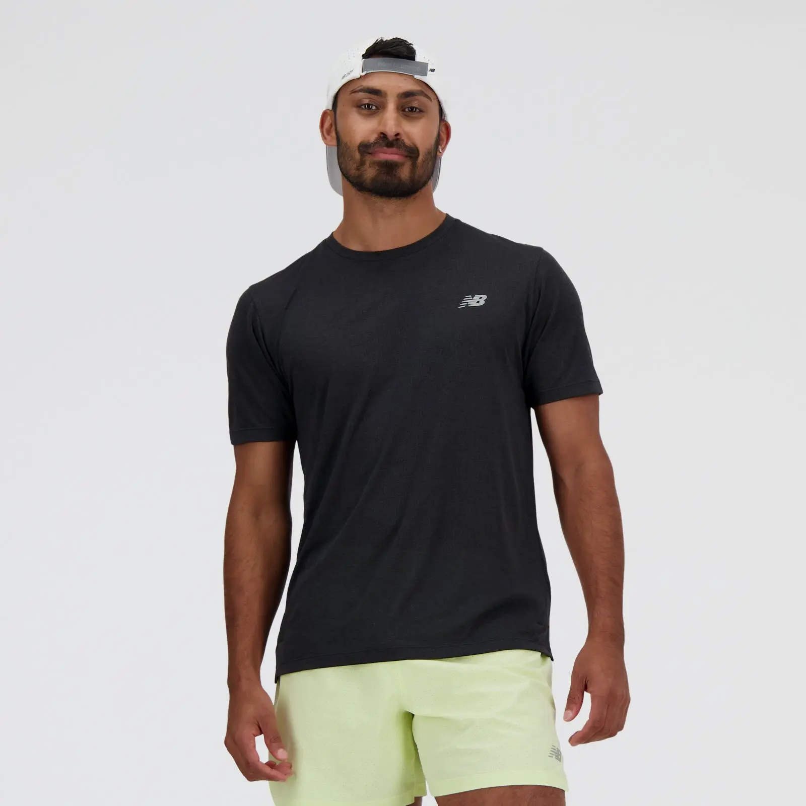 New Balance Remera Athletics T-Shirt MT41253, black, swatch