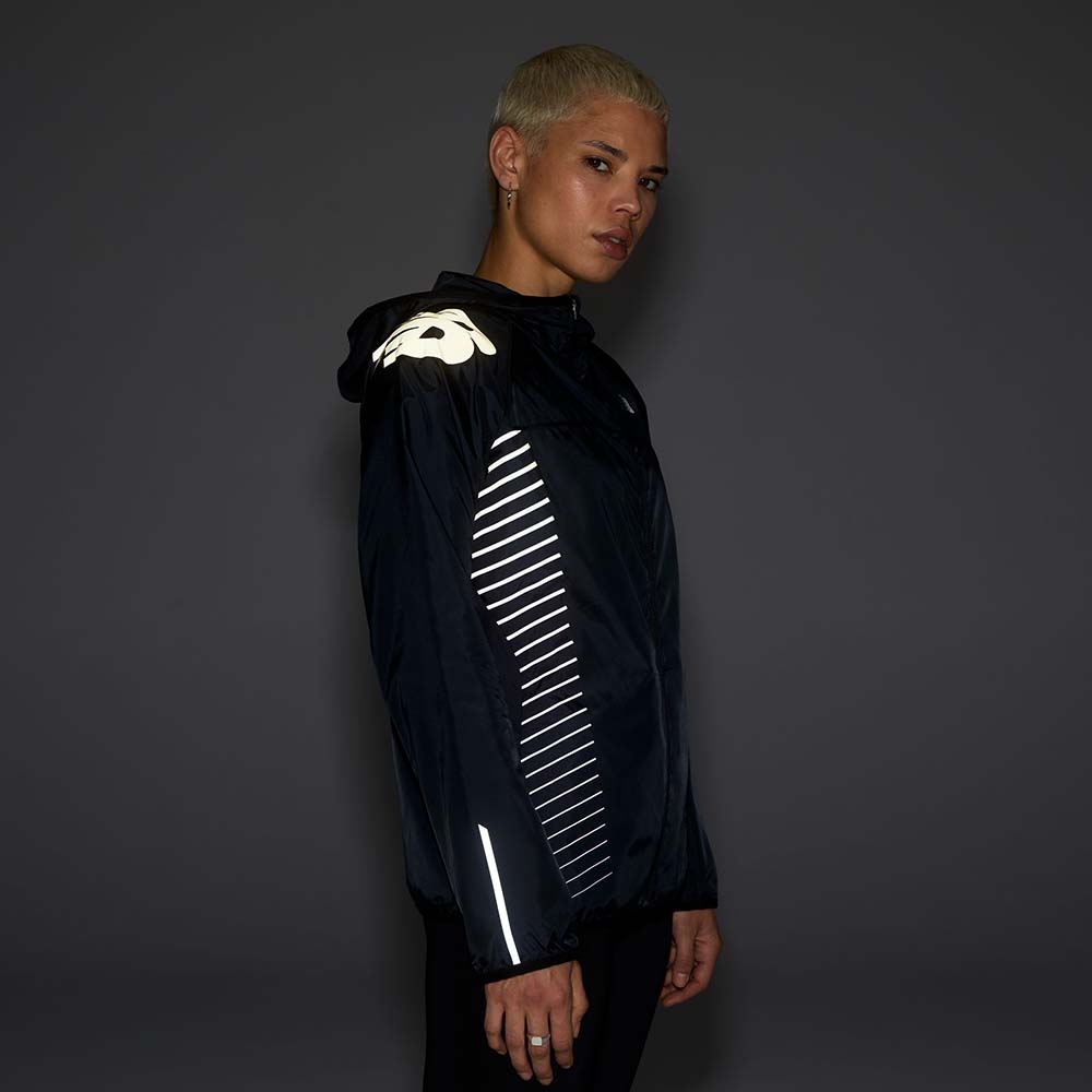 New Balance Campera Reflective Print Accelerate WJ21227, Black/Orange, large