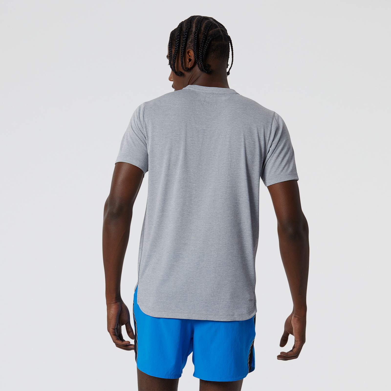 New Balance MT21262AG Impact Run Short Sle, Grey, large