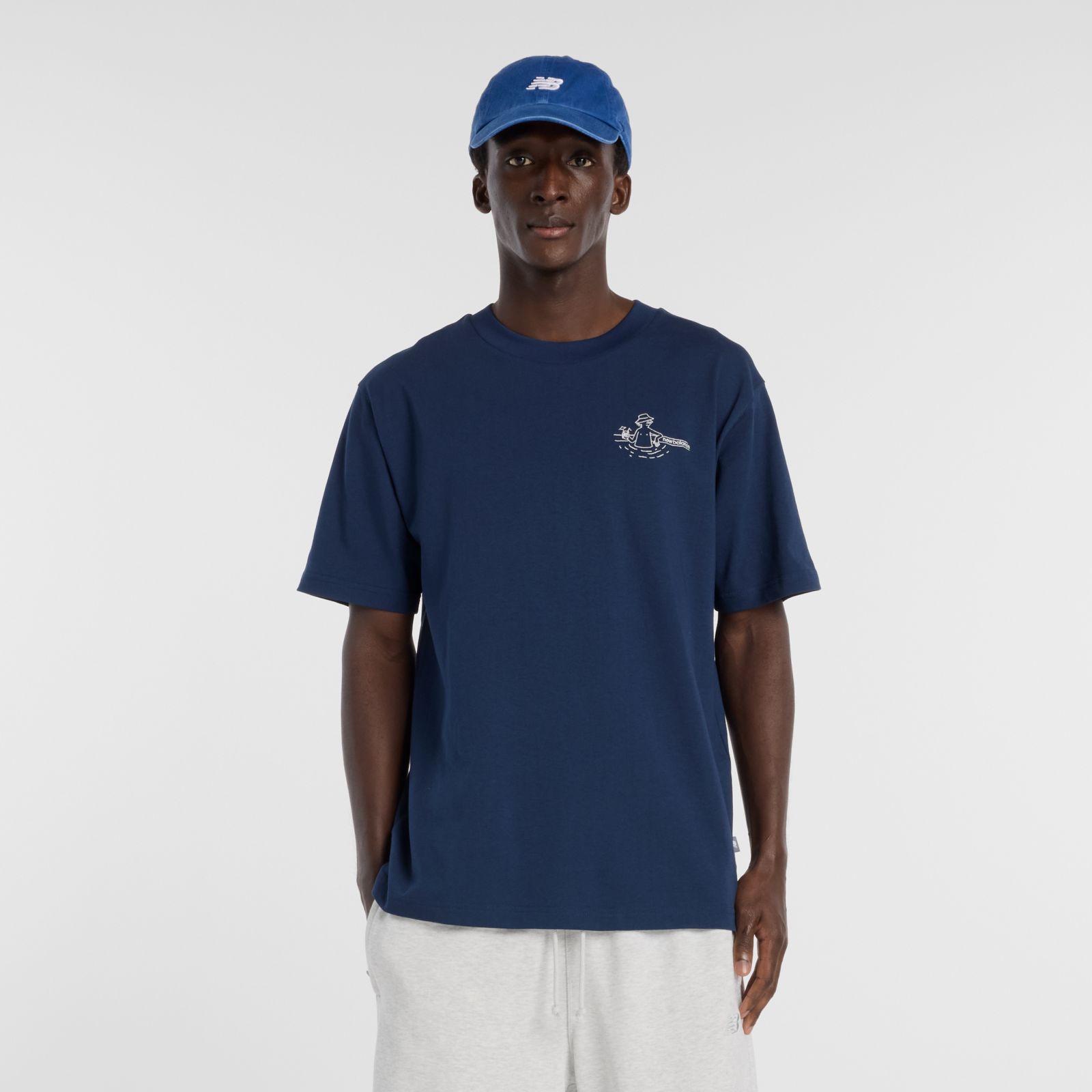 New Balance Remera Fountain MT61J9IC, Navy, swatch