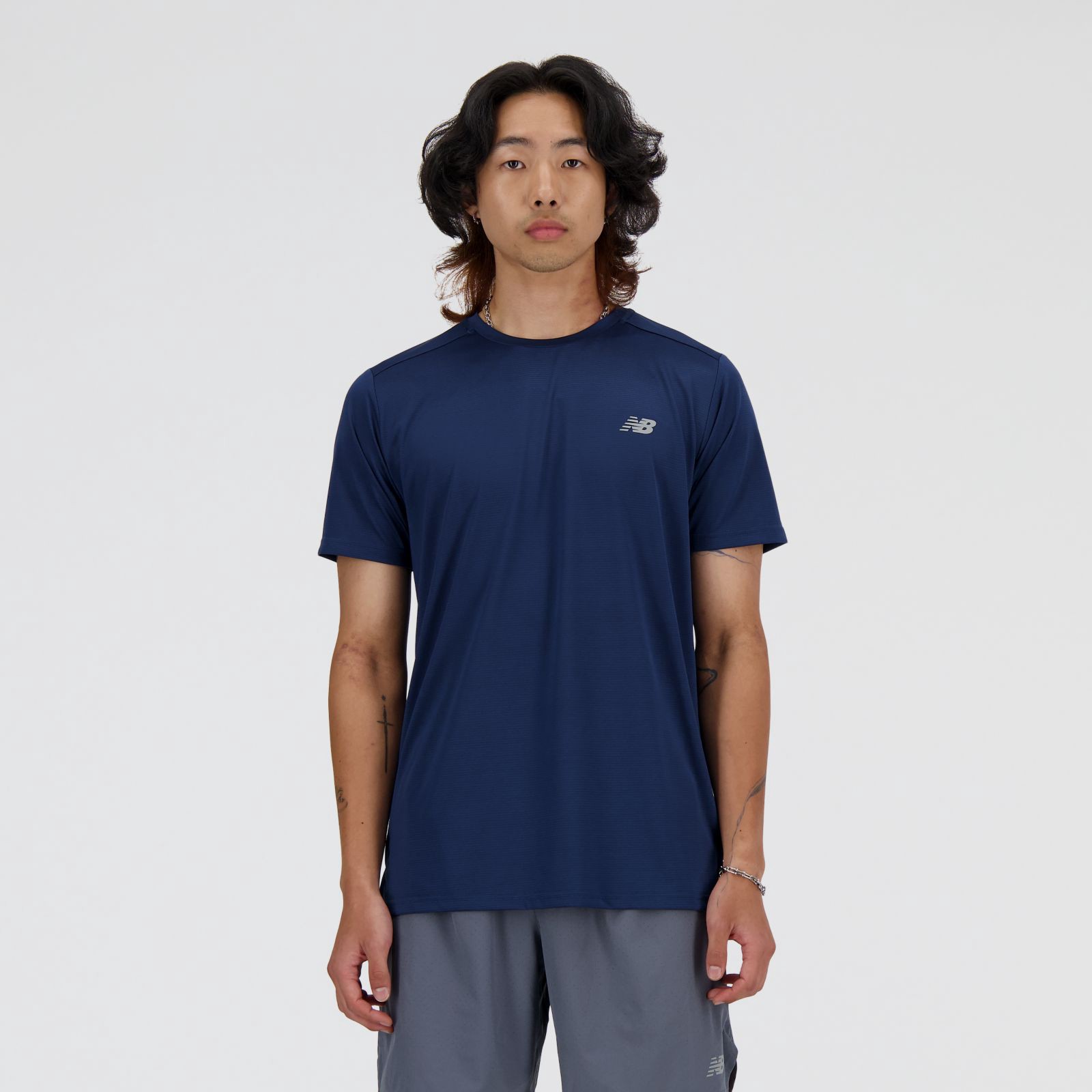 New Balance Remera Sport Essentials T-Shirt MT41222, MARINO, swatch
