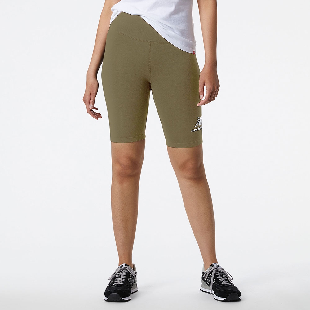 New Balance Calza Essentials Stacked Fitted WS21505, Brown, swatch