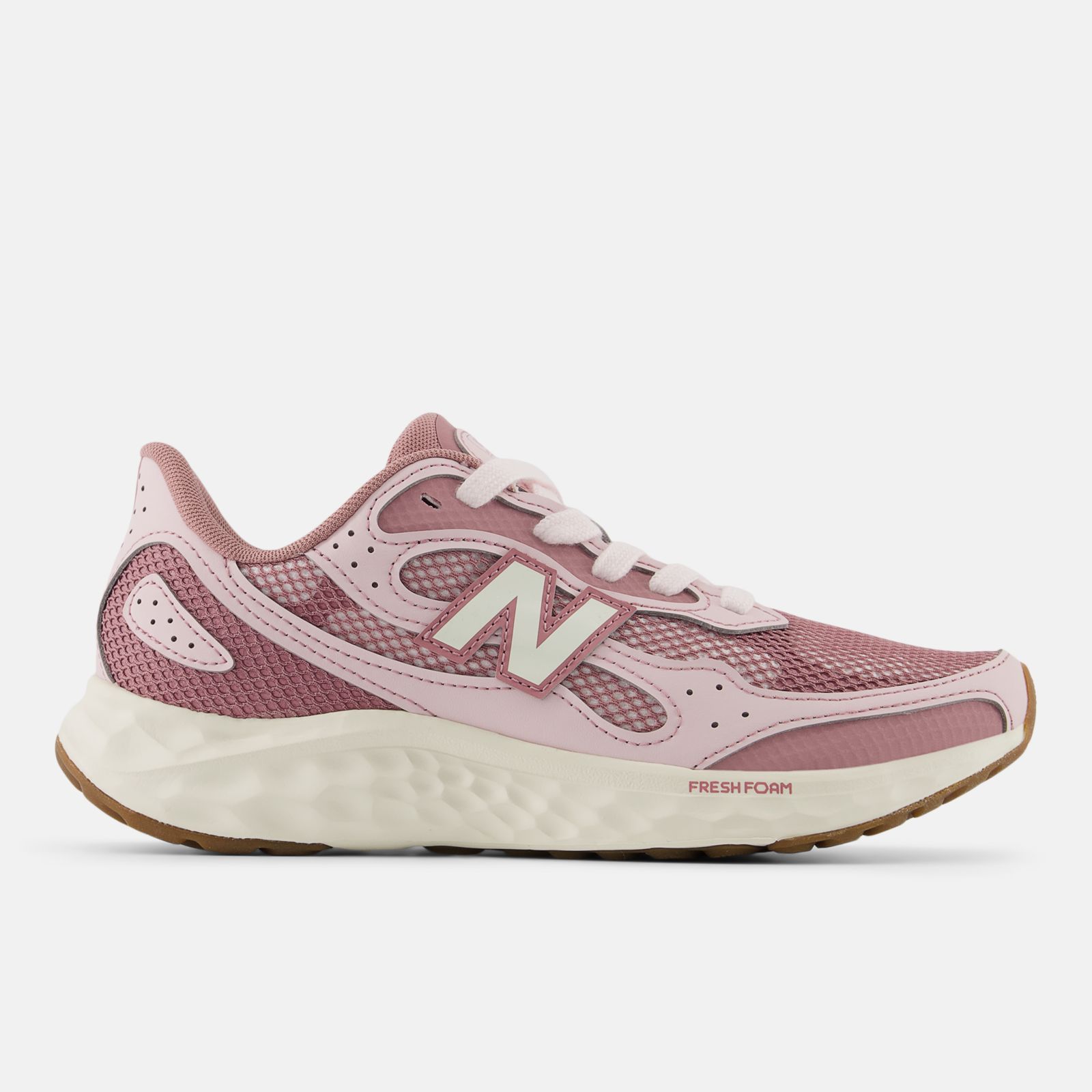 New Balance Fresh Foam Arishi v4, Pink Salt/Rosewood/Sea Salt, swatch