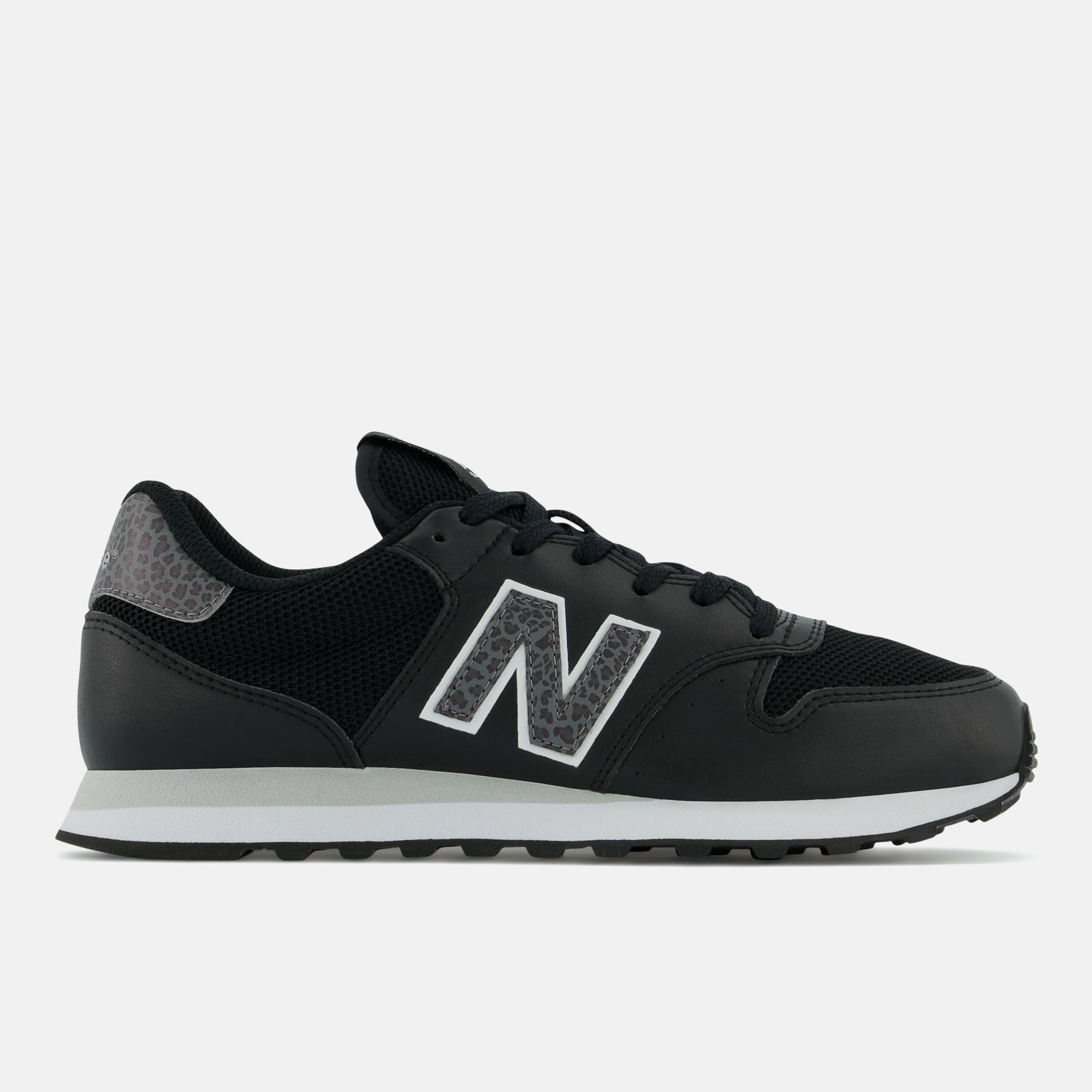 New Balance 500, Black, swatch