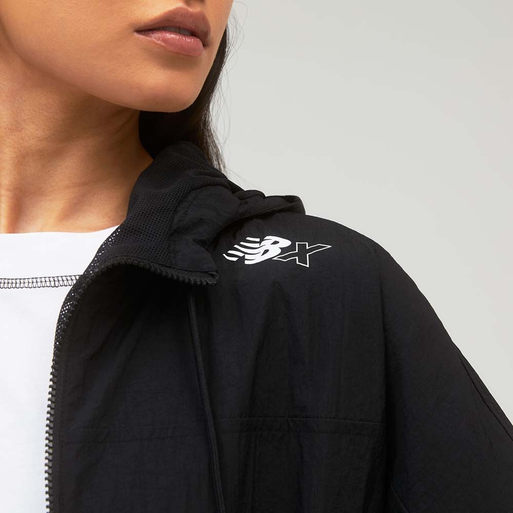 New Balance Campera Essentials NBX Jacket WJ13552, Black, large