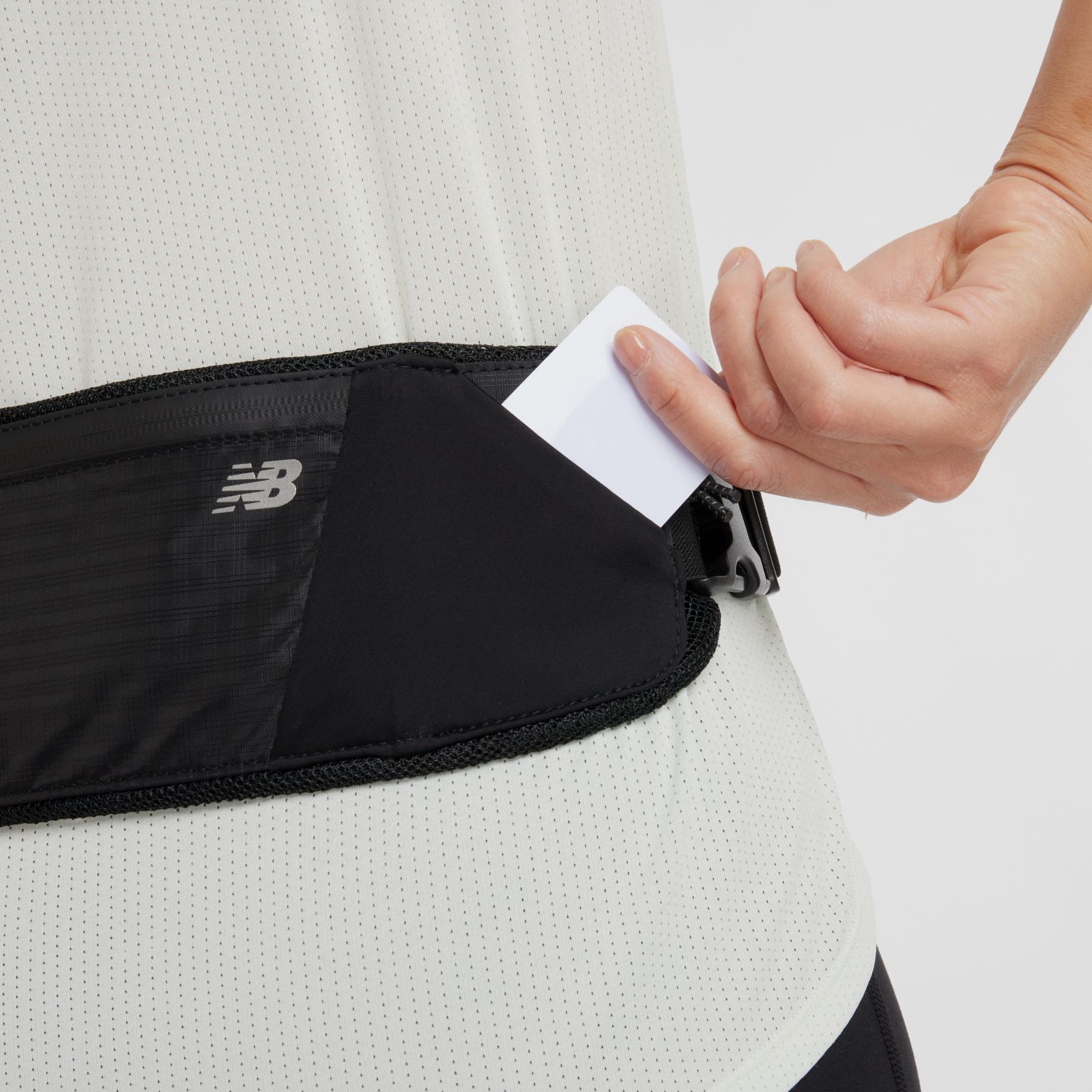 New Balance LAB23119BK RUNNING ACC BELT, Black, large