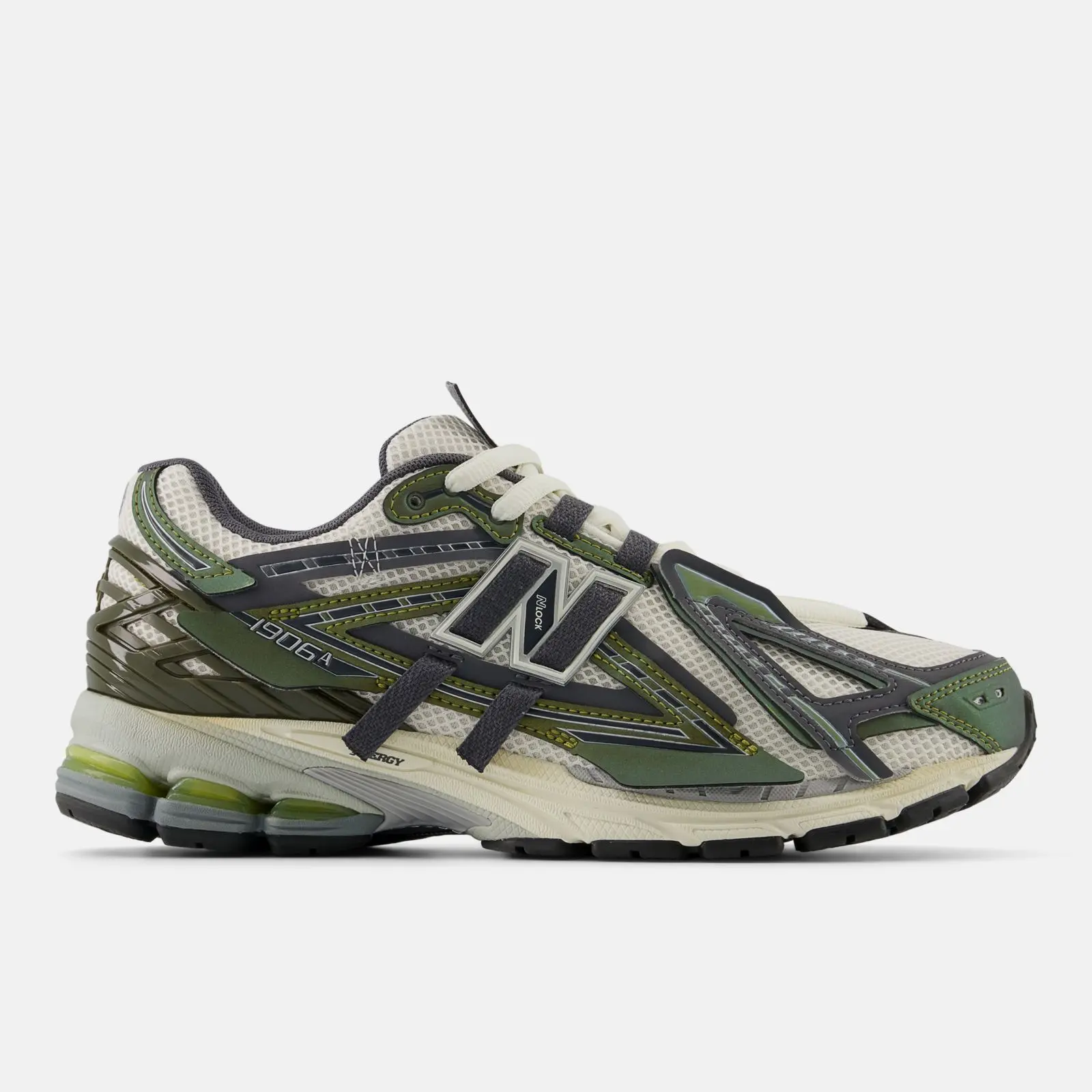 New Balance 1906 A, Olive Juice/sea salt/woodland, swatch