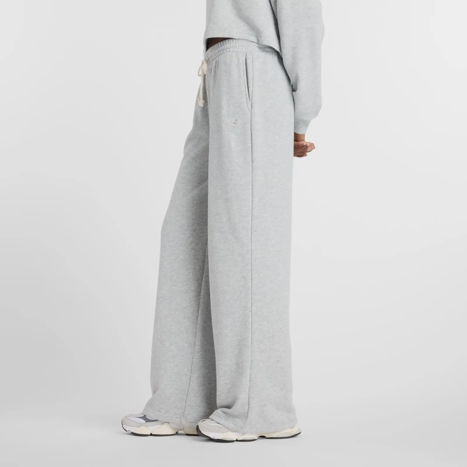 New Balance WP51503AGT Coastal Fleece Pant, Athletic Grey Heather, large