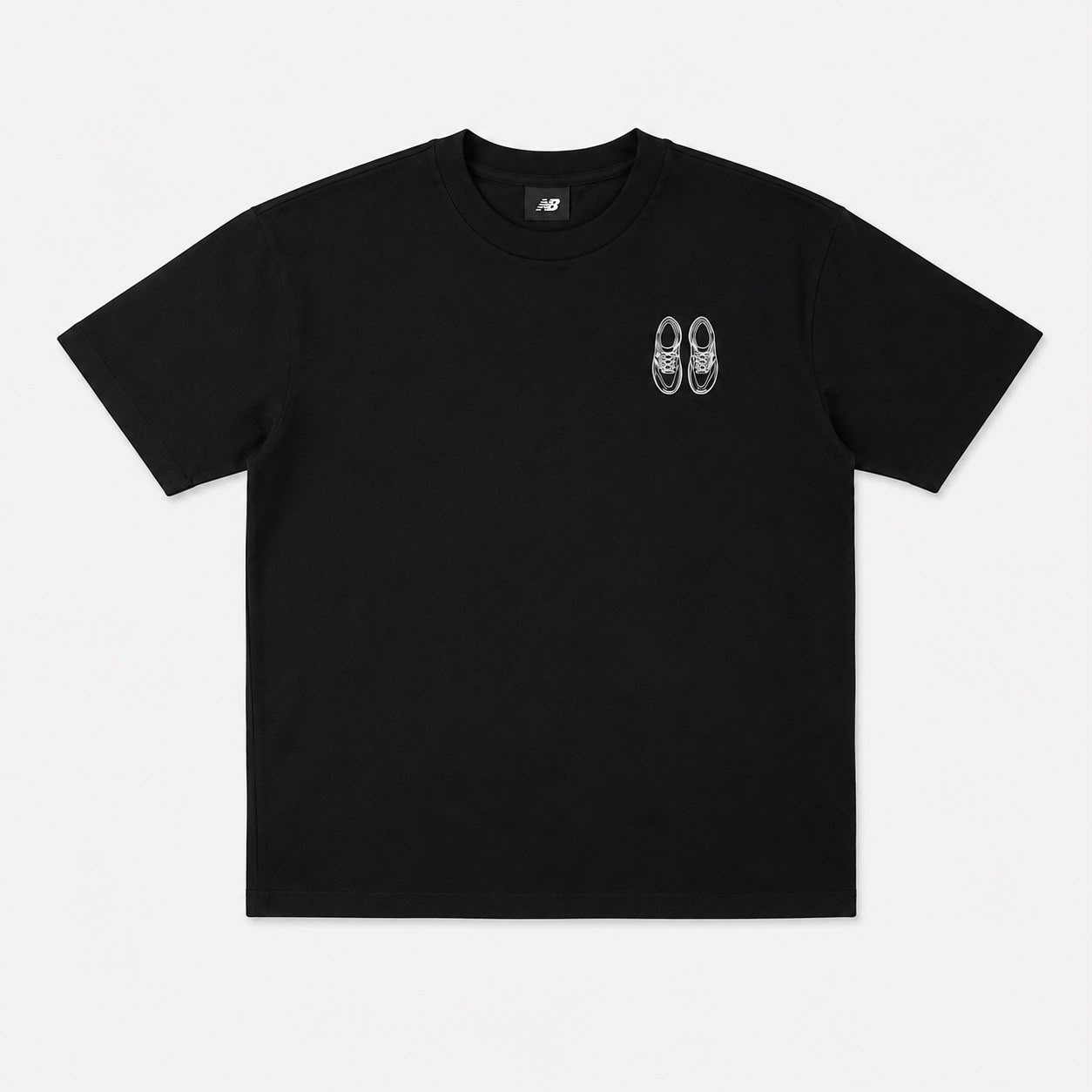 New Balance Remera  Outfit Layout  WTA53924, black, swatch
