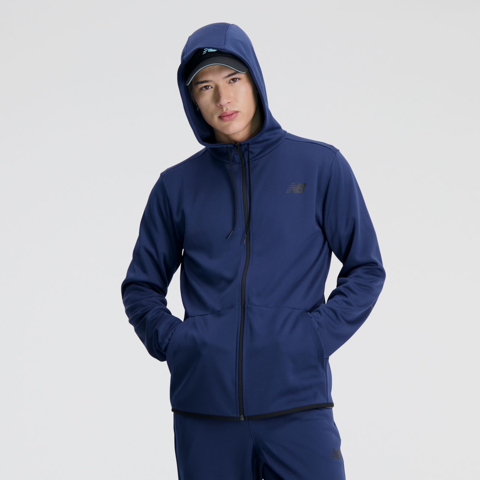 New Balance Campera Tenacity Knit MJ33122, Navy, swatch