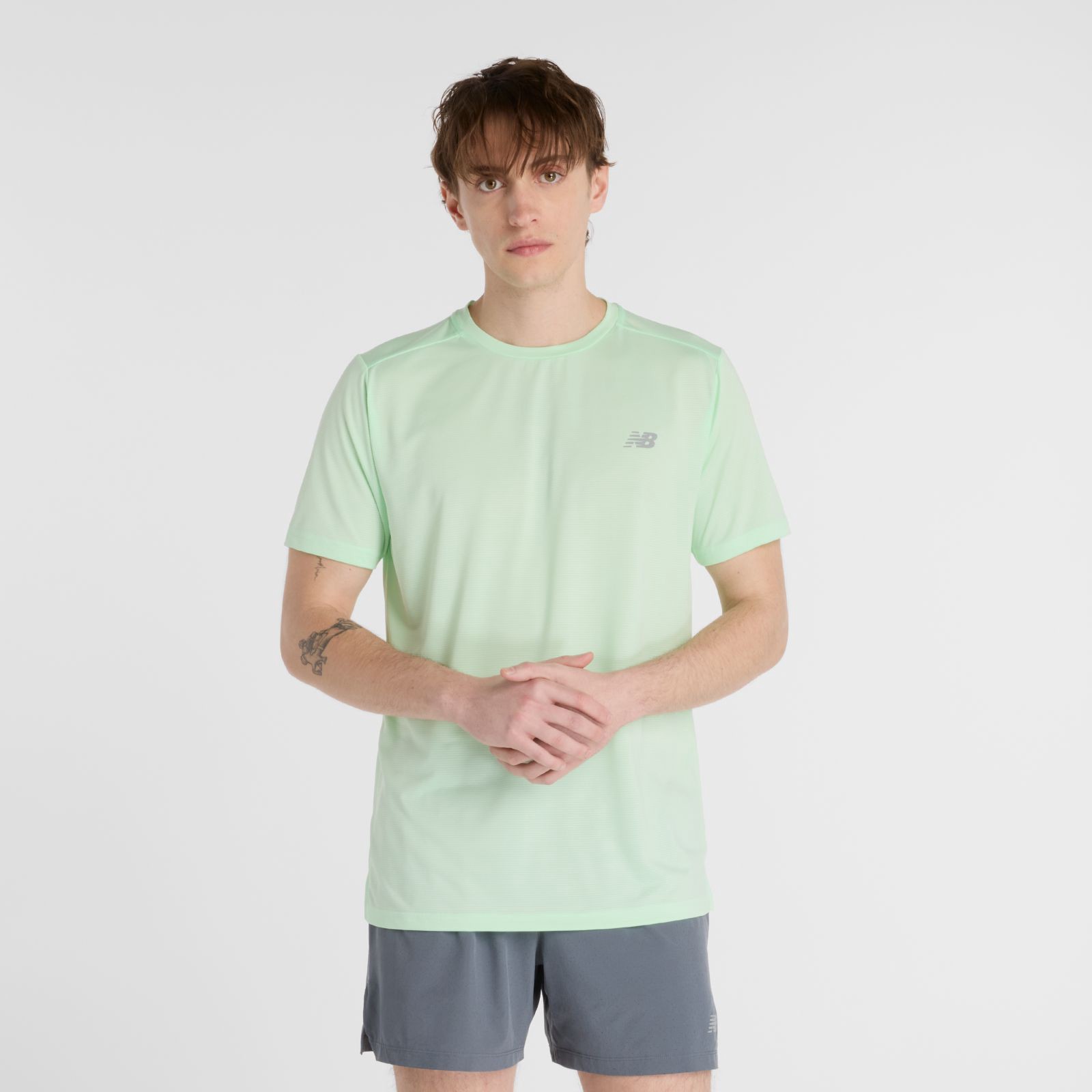 New Balance Remera Sport Essentials T-Shirt MT41222, Lab Green, swatch