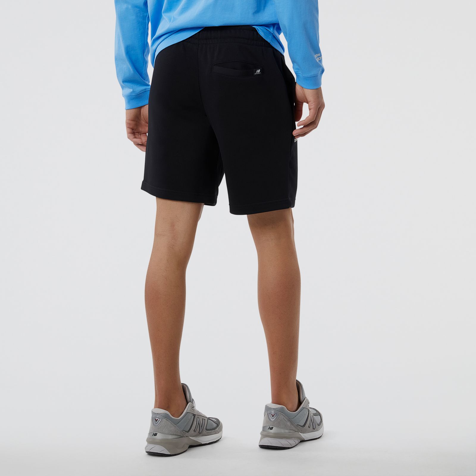 New Balance MS23502BK  NB Ess Fleece Short, Black, large