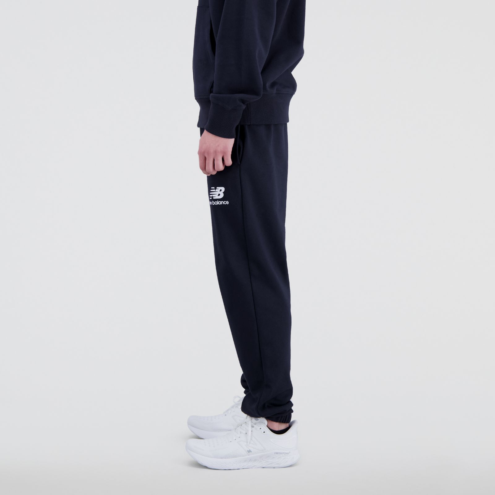 New Balance MPA31539BK Essentials Stacked, Black, large