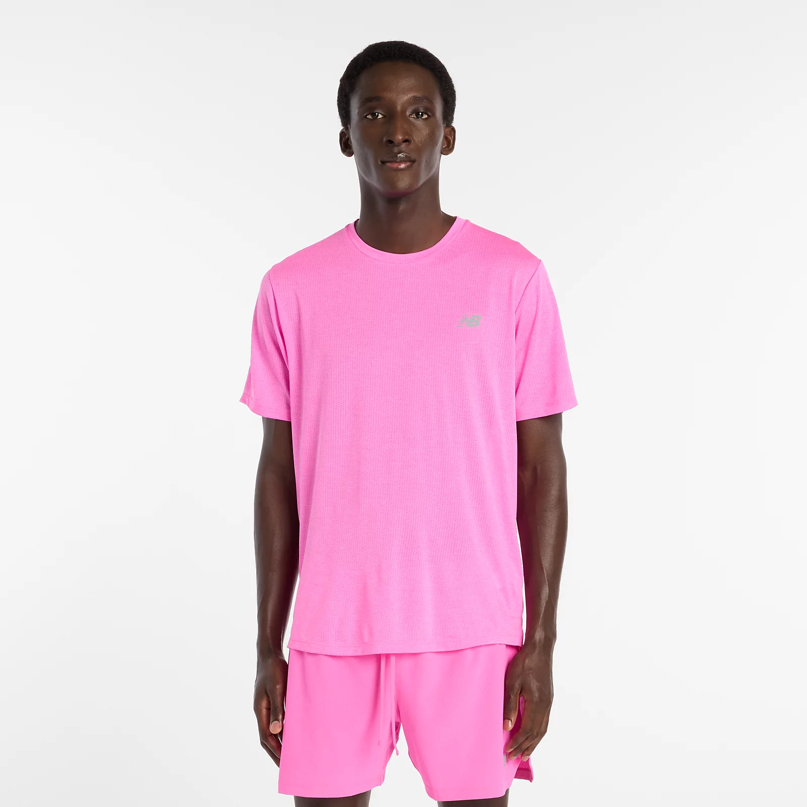 New Balance Remera Athletics T-Shirt MT41253, pink, swatch