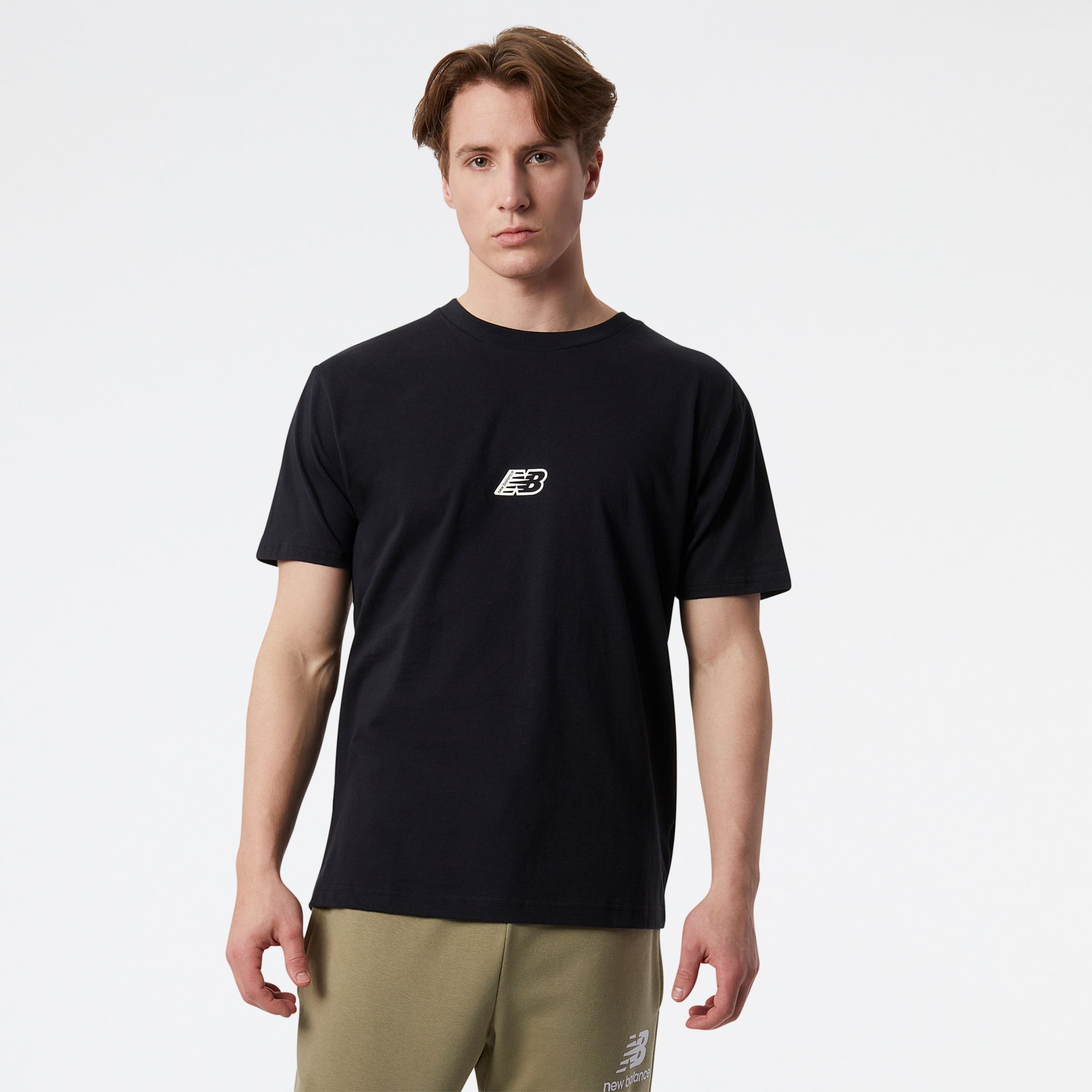 New Balance Remera Essentials Graphic 2 MT23514, Black, swatch