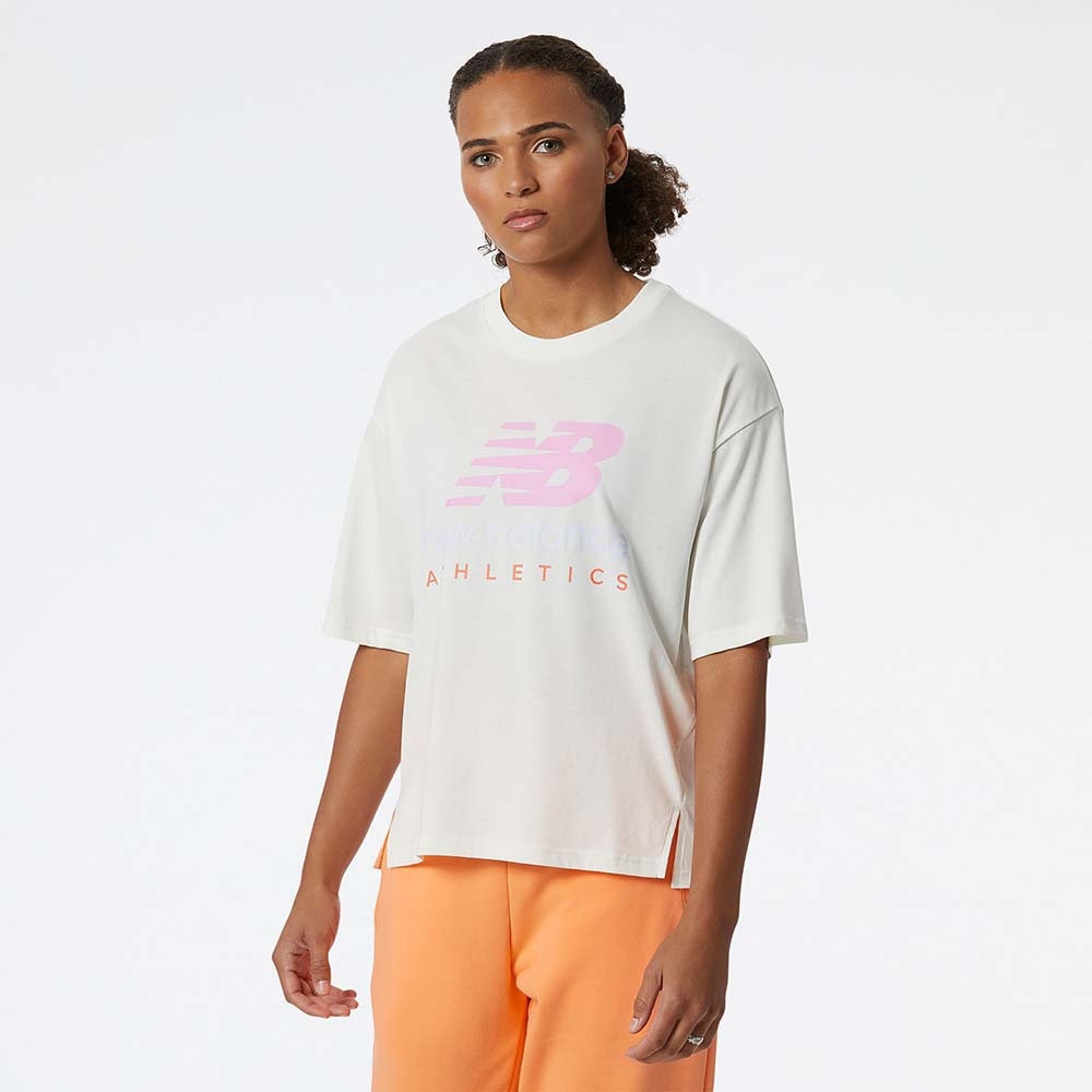 New Balance Remera Athletics Amplified WT21503, Natural, swatch