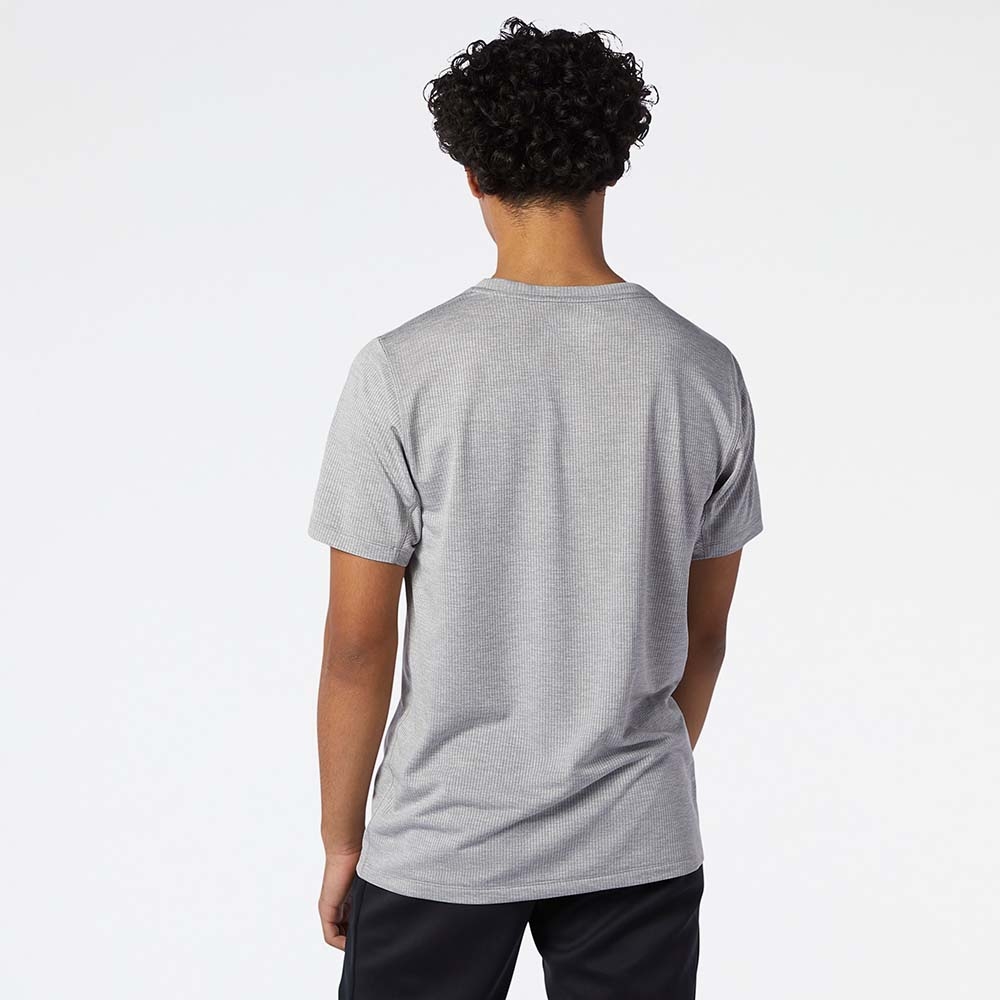New Balance MT11095AG Tenacity Tee, Light grey, large