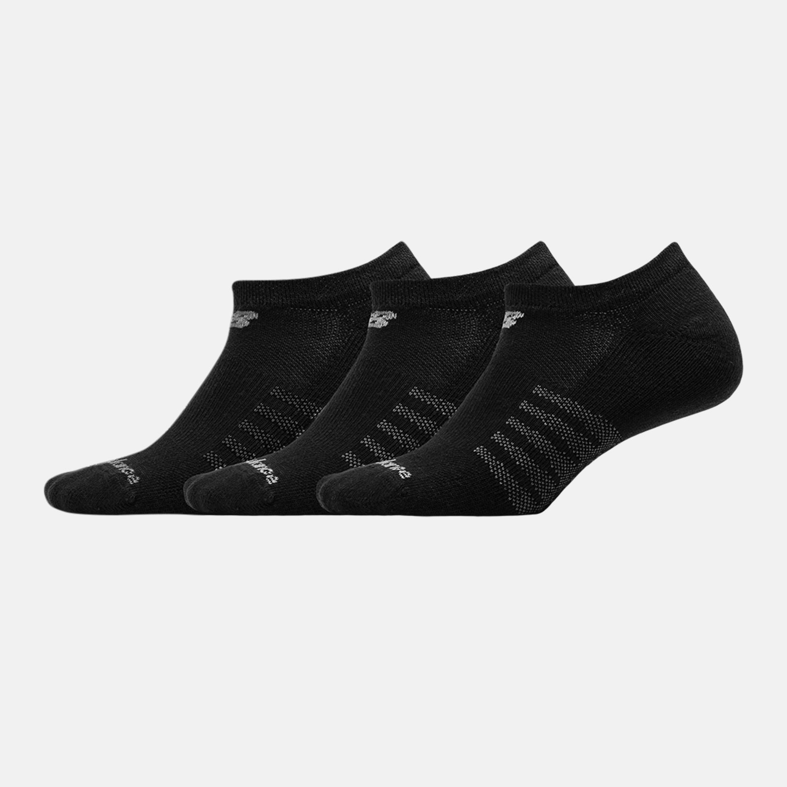 New Balance Medias Performance No Show N5010 Pack x 3, Black, swatch