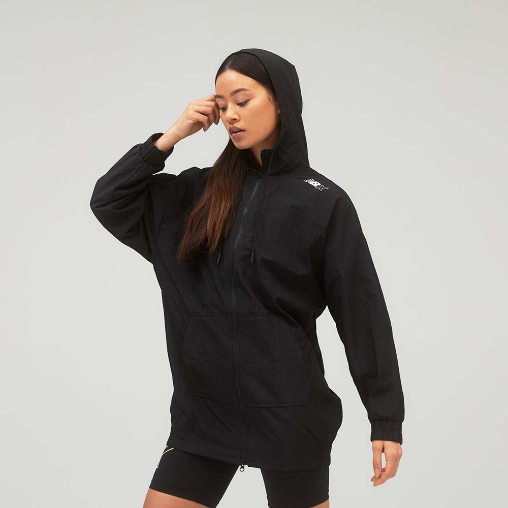 New Balance Campera Essentials NBX Jacket WJ13552, Black, large
