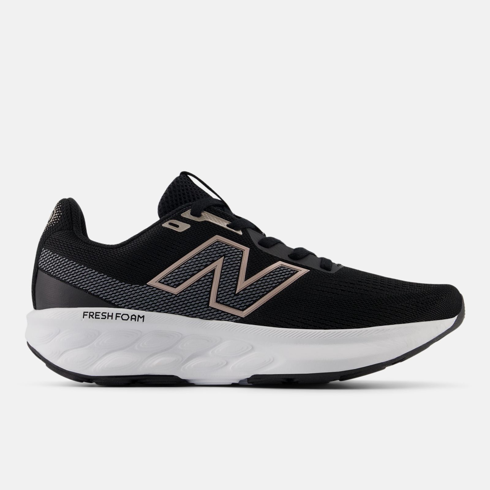 New Balance Fresh Foam 520 v9, Black/Afterglow/Metallic Rose, swatch