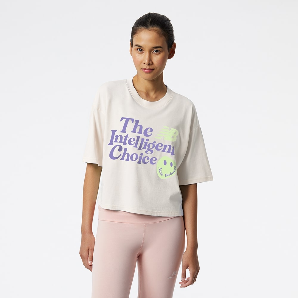 New Balance Remera Essentials Endless Dayz WT21521, Natural, swatch