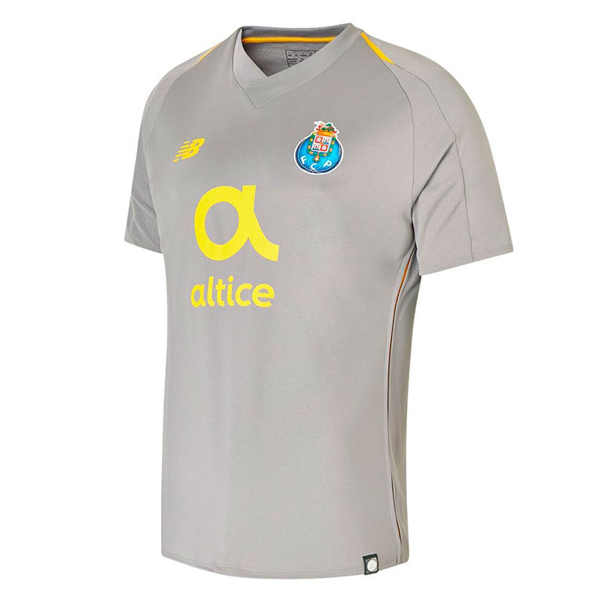 New Balance Camiseta FC Porto Away SS, Grey, large