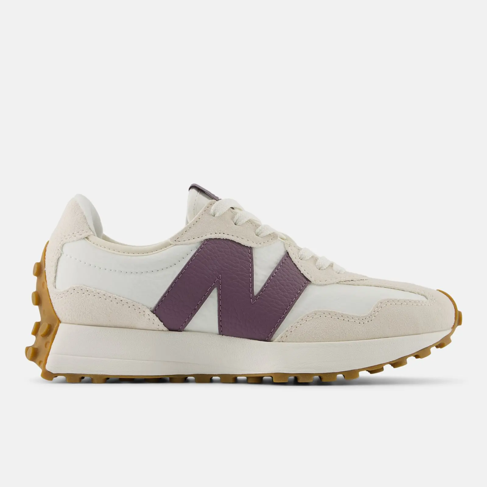 New Balance 327, Linen/sea salt/dark ice wine, swatch