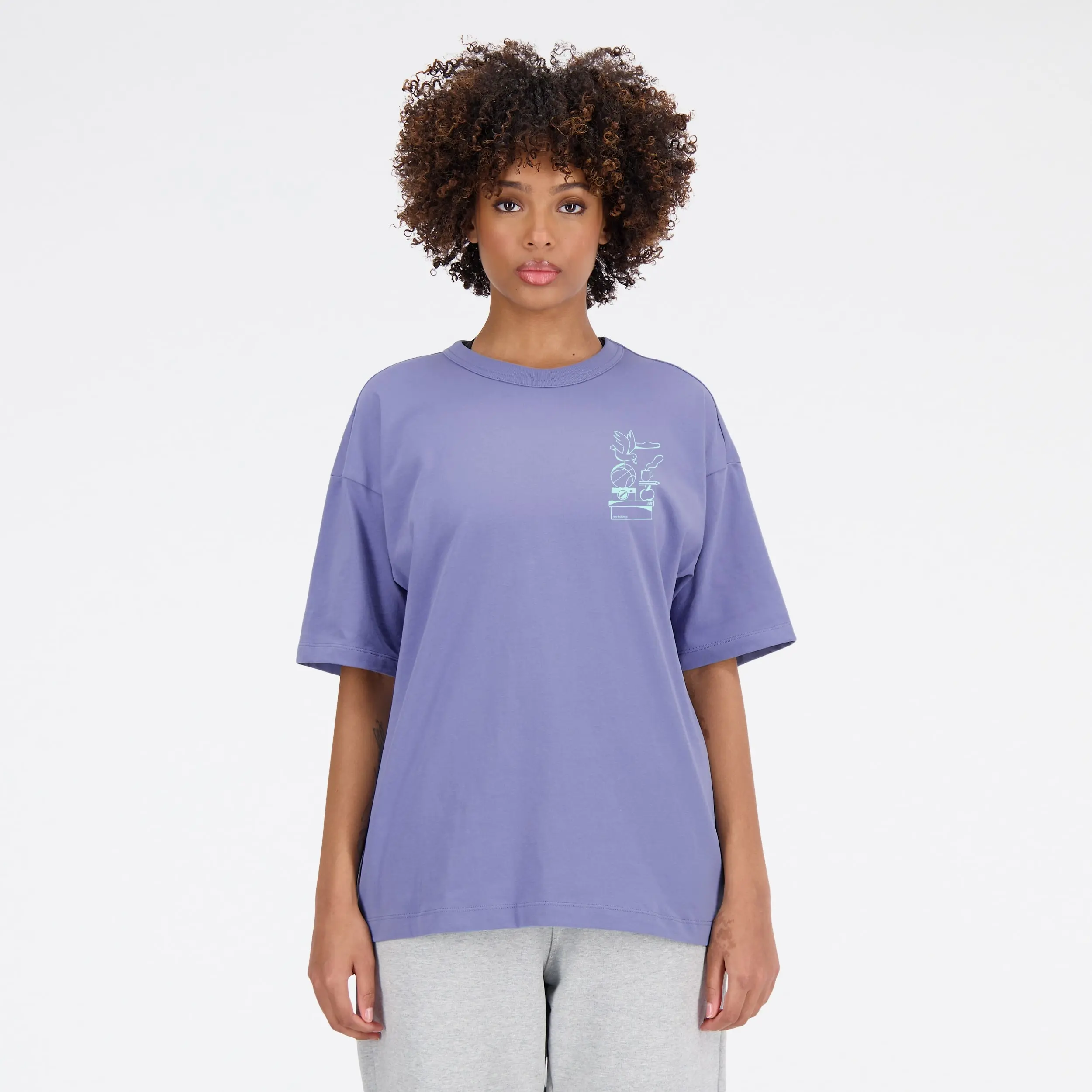 Remera Athletics Aron Leah Stack AWT33565
