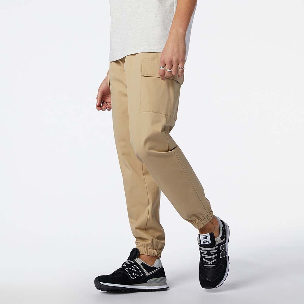 New Balance Pantalón Athletics Woven Cargo MP13501, Beige, swatch