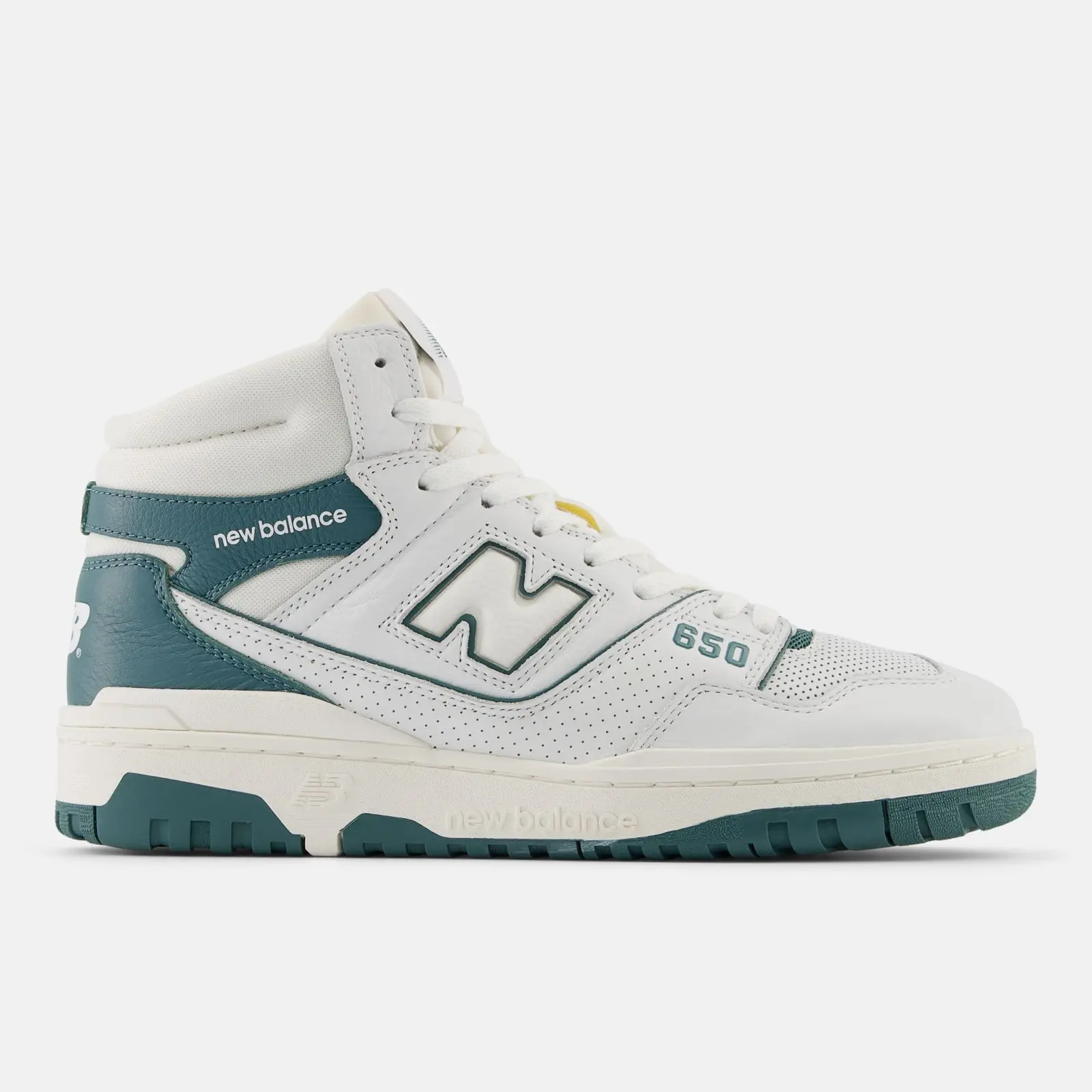 New Balance 650, white/green, swatch
