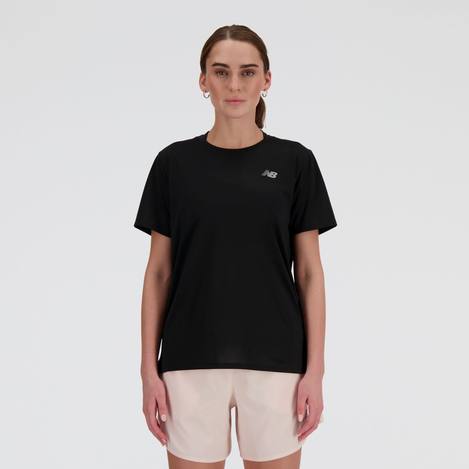 New Balance Remera Sport Essentials T-Shirt WT41222 W, black, swatch