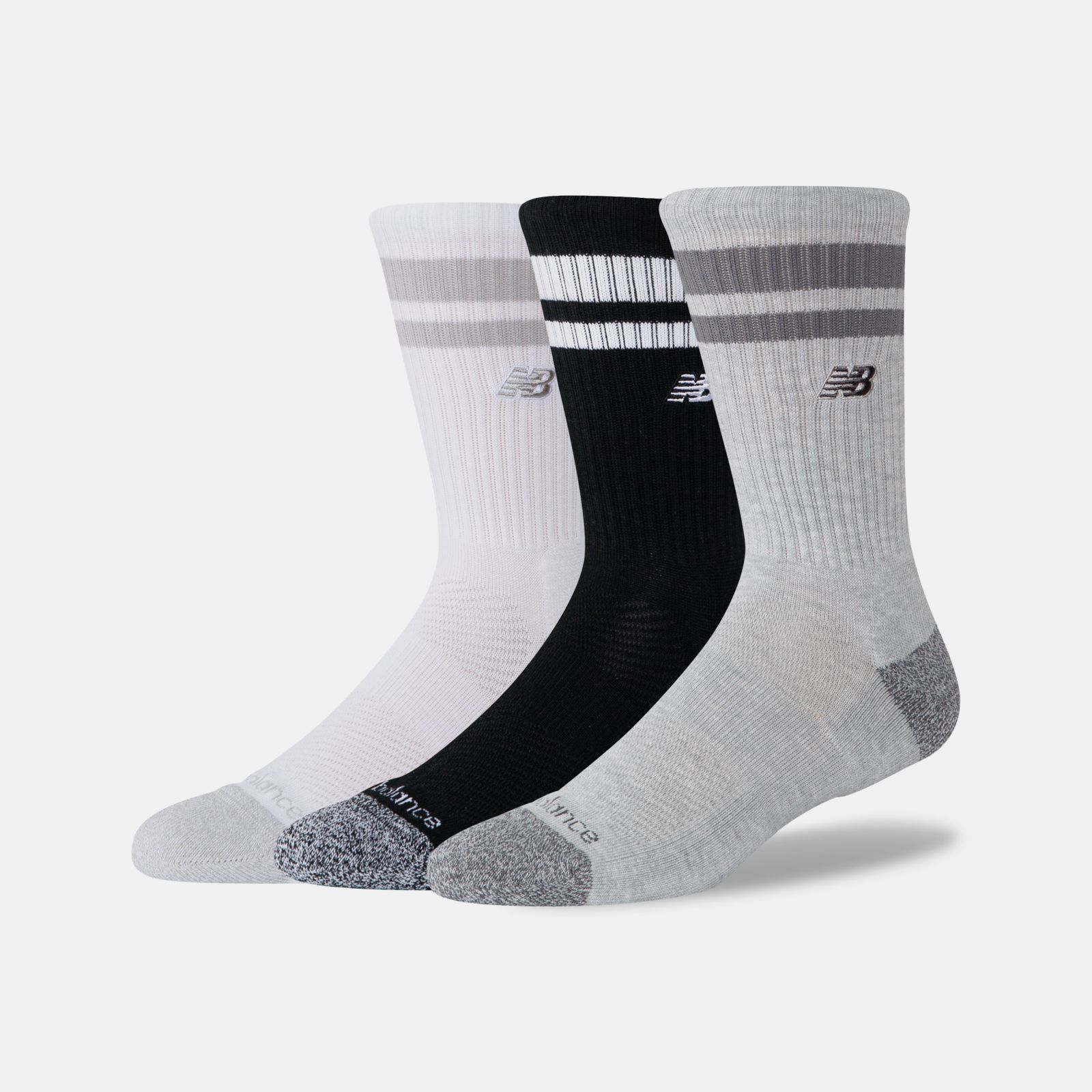 Medias Active Premium Stripe Crew Socks Pack x3 LAS35210