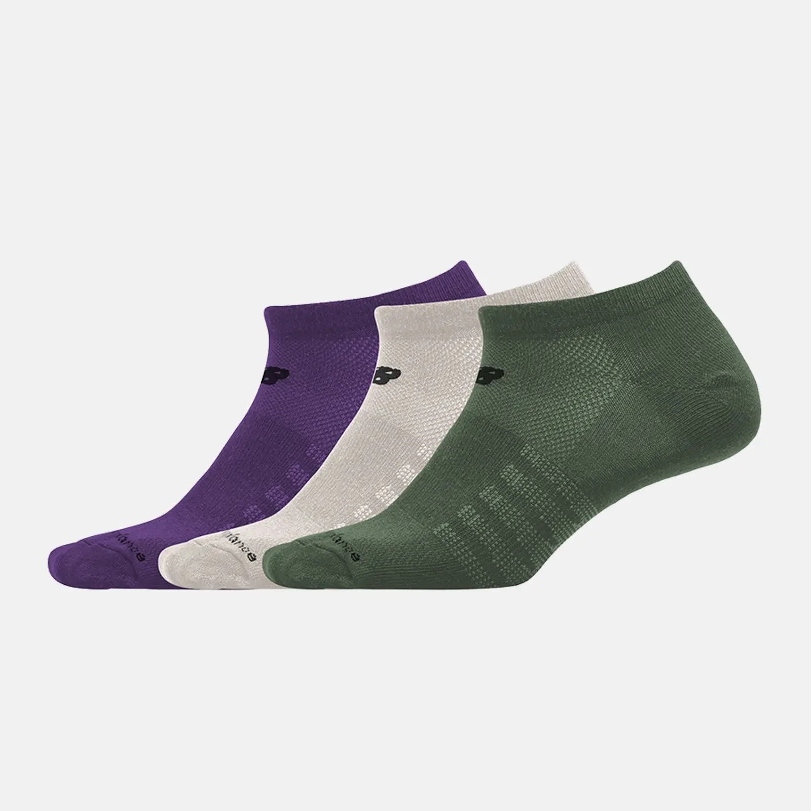 New Balance N032 NO SHOW, VIOLE/VERD, swatch