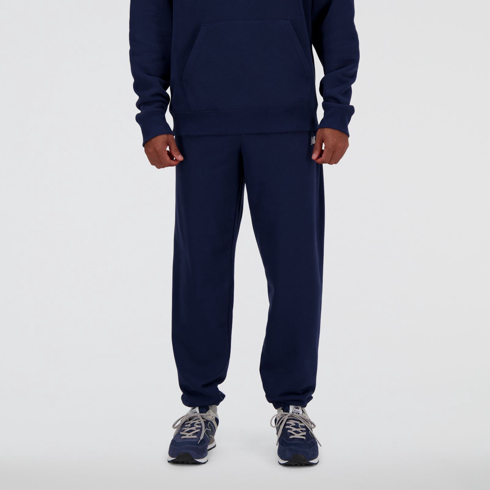 New Balance Pantal&oacute;n Sport Essentials French Terry Jogger MPA41519, Navy, swatch