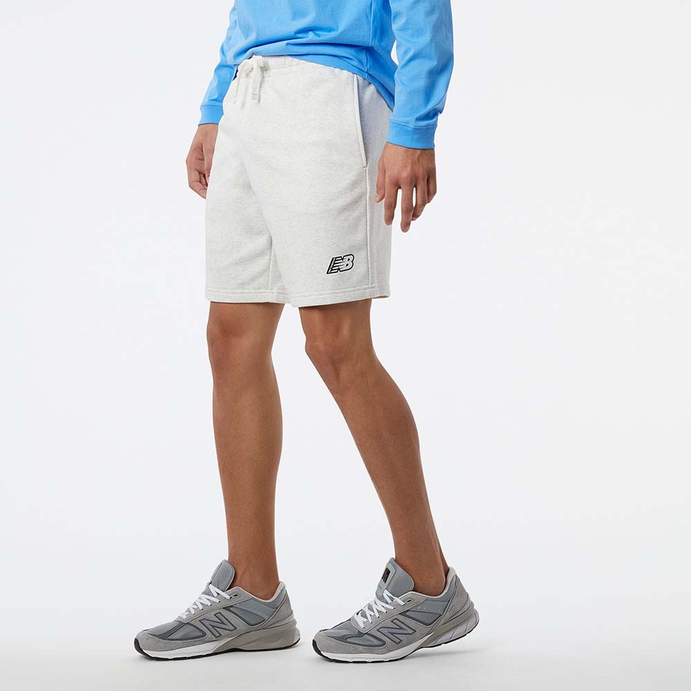 New Balance MS23502SAH  NB Ess Fleece Shor, Crudo, large