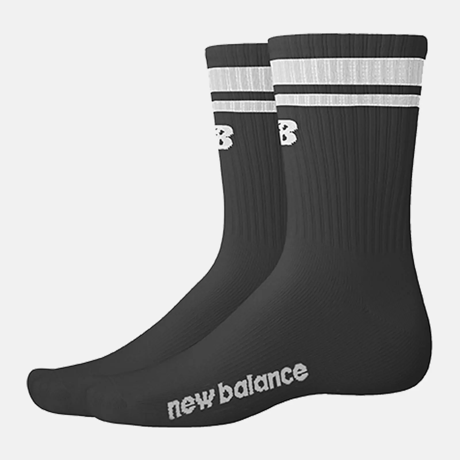 New Balance Medias Essentials LASA32163, NEGRO/BLAN, swatch