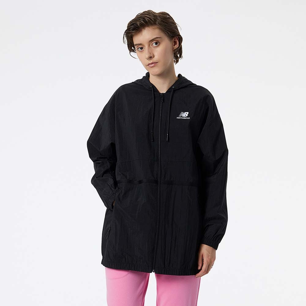 New Balance Campera Athletics Amplified Woven WJ21500, Black, swatch