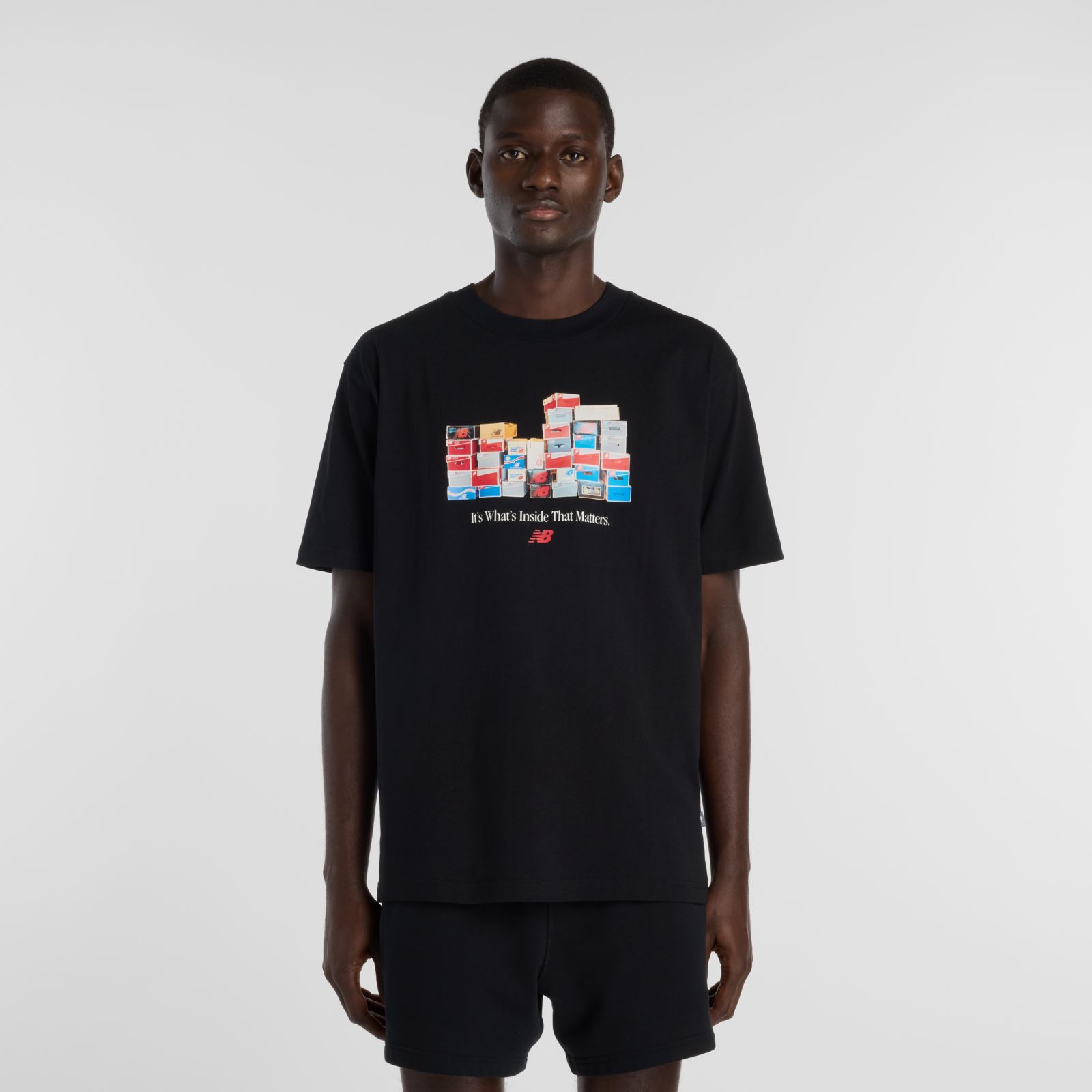 New Balance Remera Boxes MT61H0DX, black, swatch