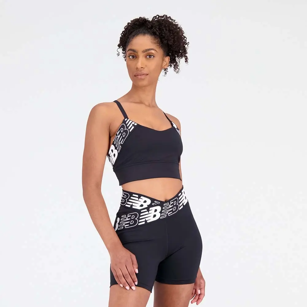 New Balance Relentless Crop Bra WB21175, black, swatch