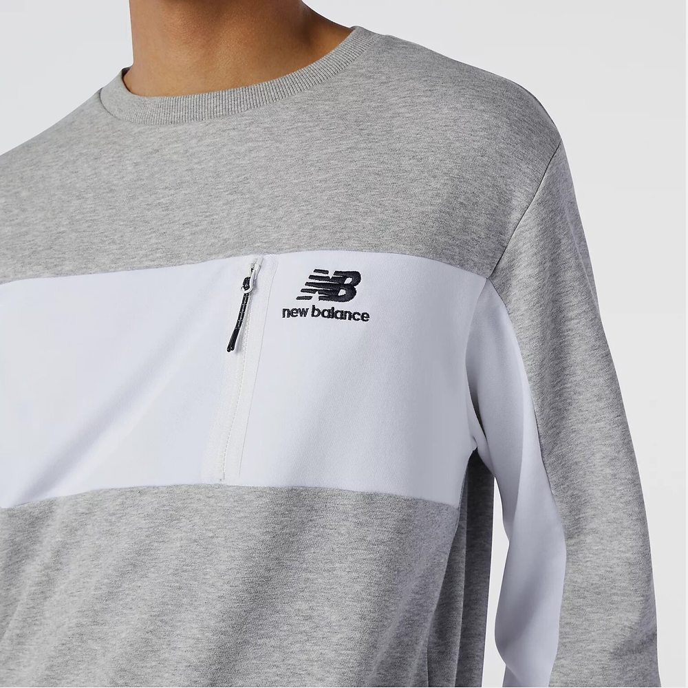 New Balance MT11501AG NB Athletics Fleece, Light grey, large