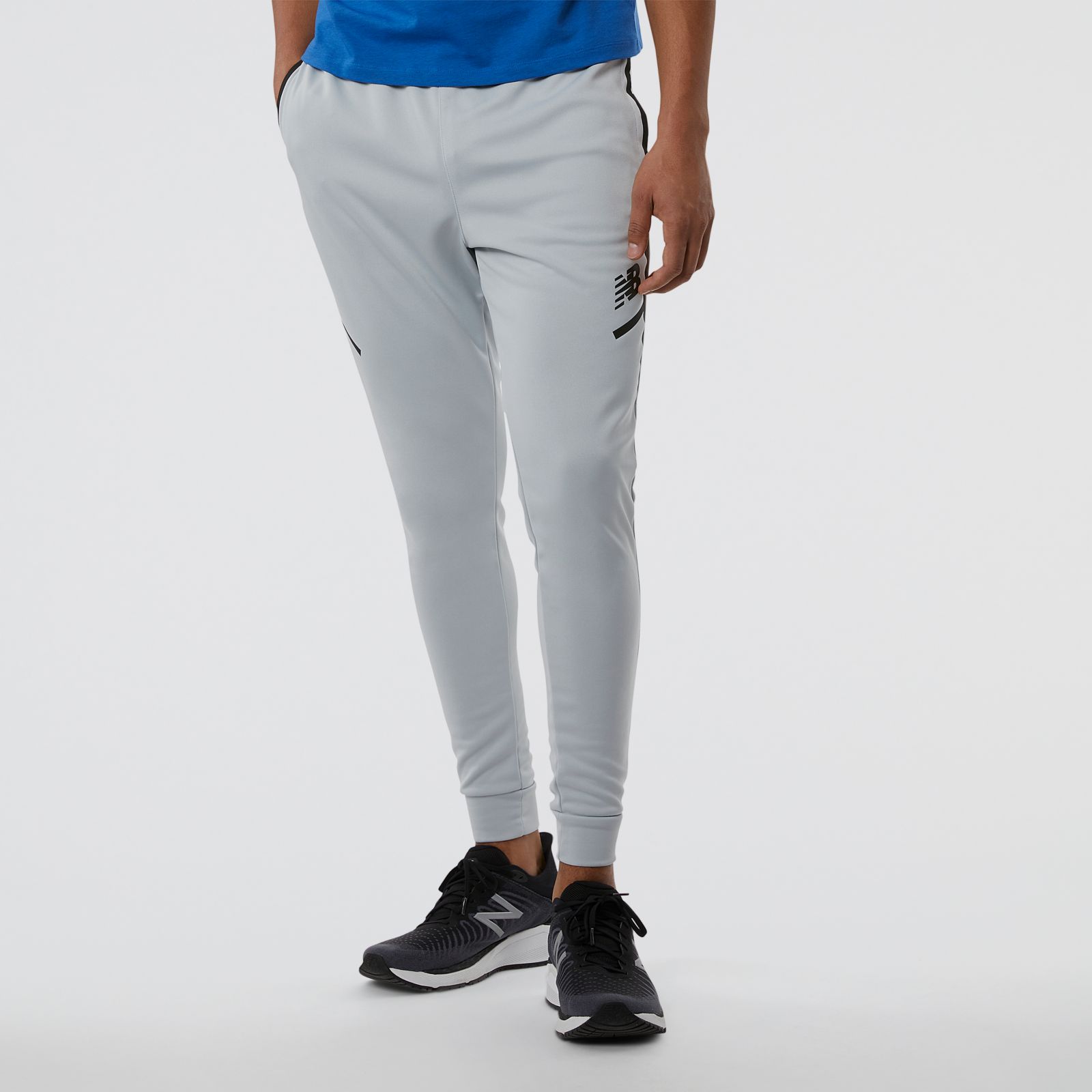 New Balance Pantalón Tenacity Football Training MP23091, Grey, swatch