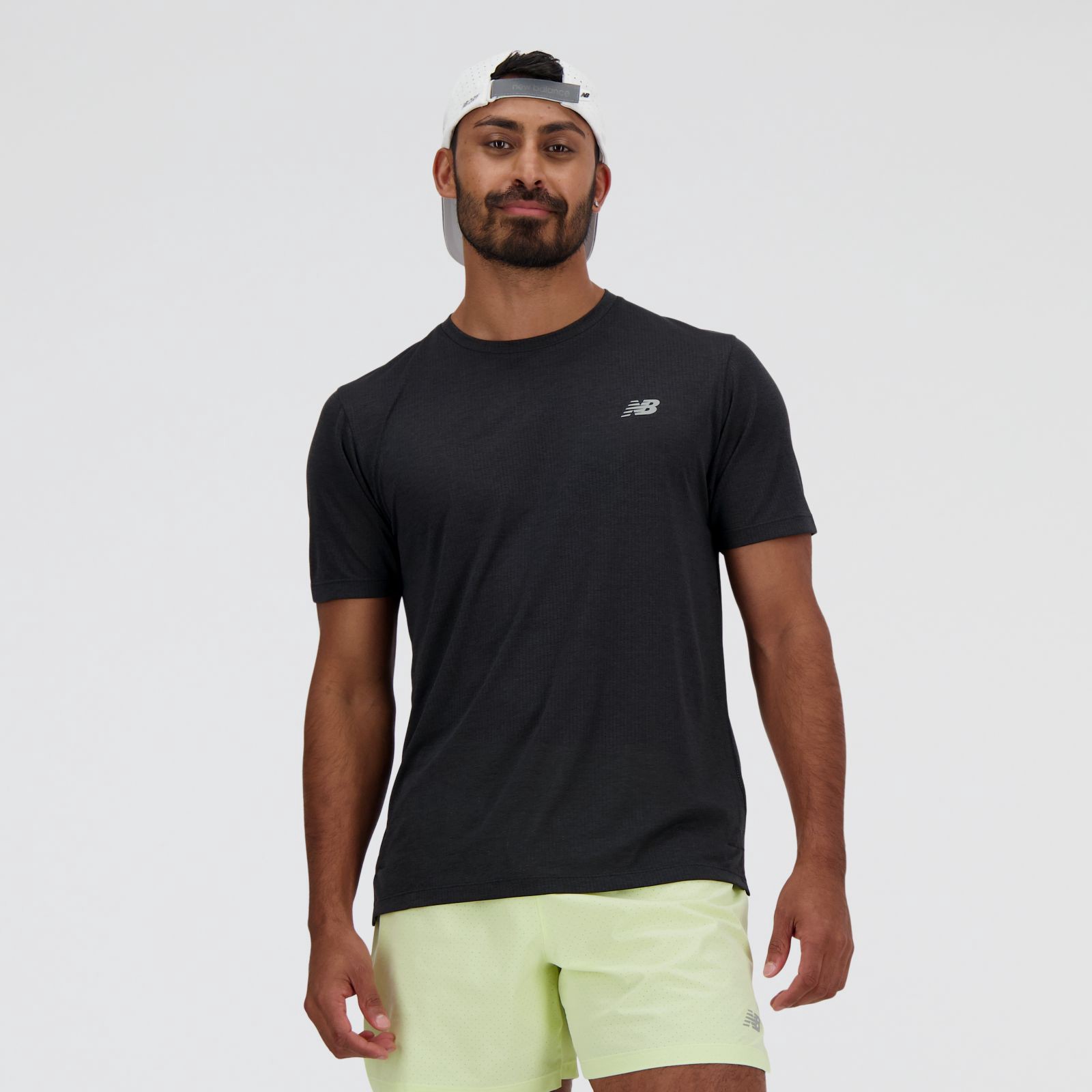 New Balance Remera Athletics T-Shirt MT41253, Black, swatch