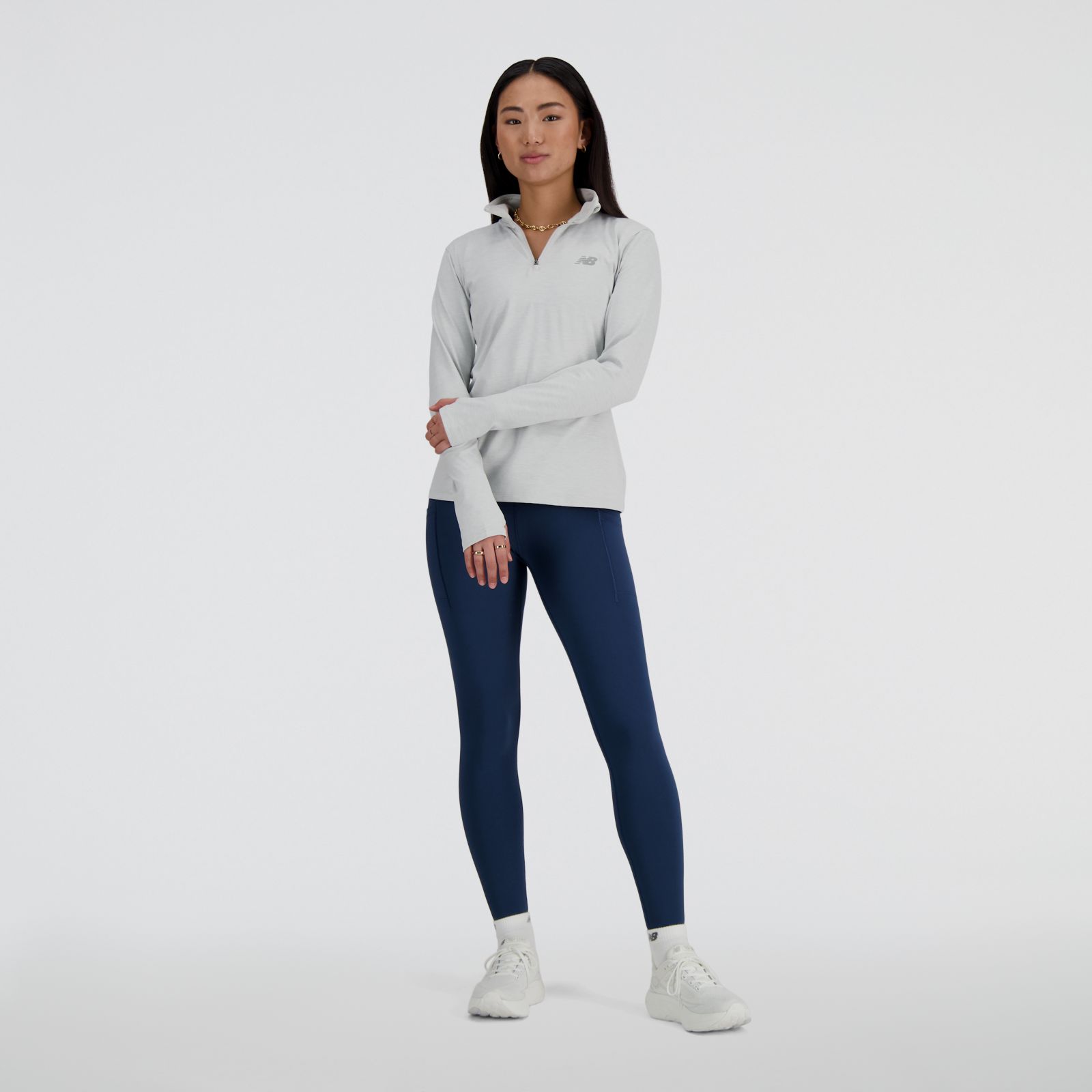 New Balance WT41150AHH Sport Essentials Sp, Ash/Heather, large