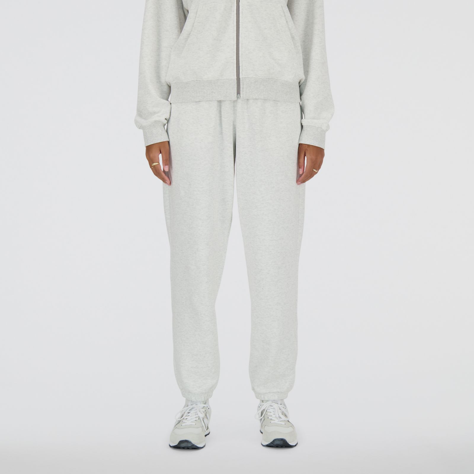 New Balance Pantalón Sport Essentials French Terry Jogger WPA41500, Ash heather, swatch