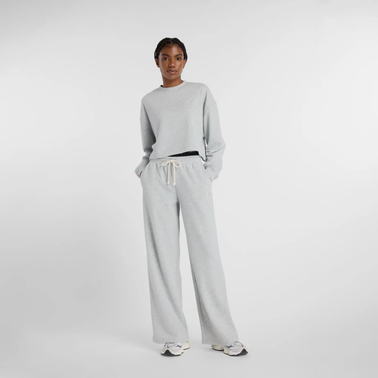 New Balance WP51503AGT Coastal Fleece Pant, Athletic Grey Heather, large