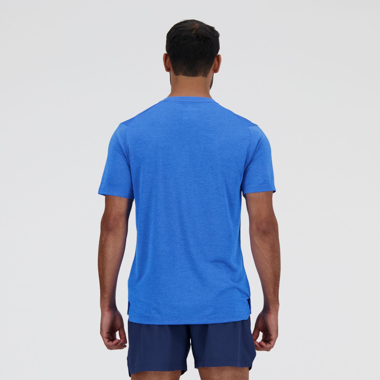 New Balance MT41253BIA Athletics T-Shirt, Blue, large